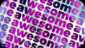 Videohive Distortion Typo Opener Elements template preview