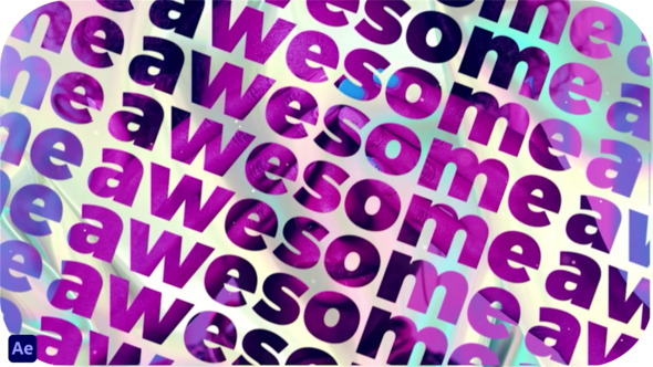 Videohive Distortion Typo Opener Elements template preview