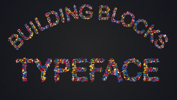 Videohive Building Blocks Text Typeface Titles template preview
