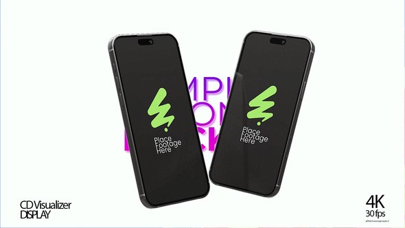 Videohive Phone Screen Mockup 60010493 Product Promo template preview