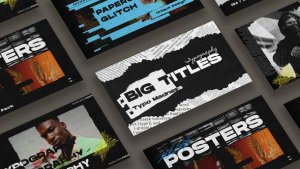 Videohive Paper Typography Posters Titles template preview