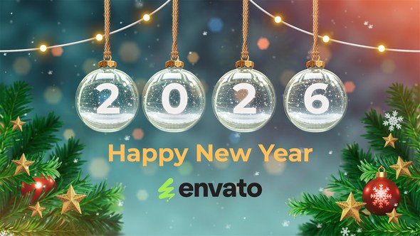 Videohive Happy New Year Snowglobe Countdown Openers template preview