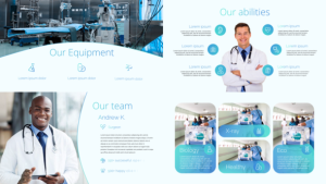 Videohive Medical Center Presentation + 50 Animated Icons Video Displays template preview