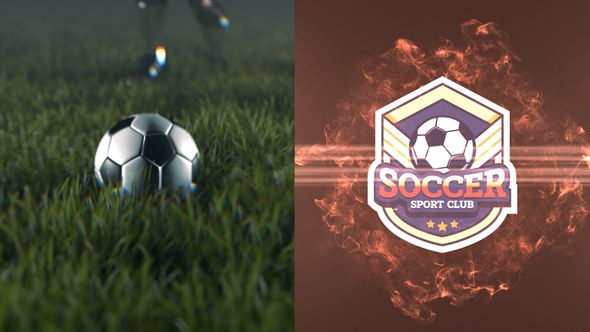 Videohive Soccer Sport Logo Reveal Logo Stings template preview