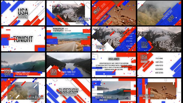Videohive Edit USA TV Broadcast Essentials Broadcast-packages template preview