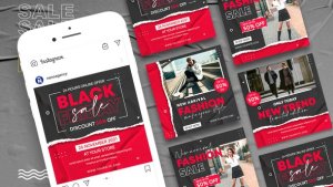 Videohive Black Friday Sale Template Media Banner Product Promo template preview