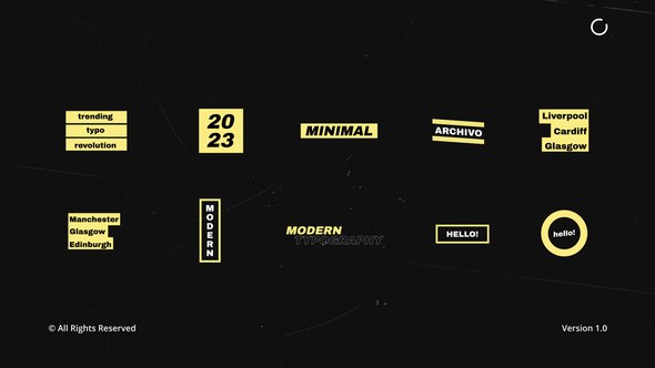 Videohive Stylish Titles | AE Titles template preview