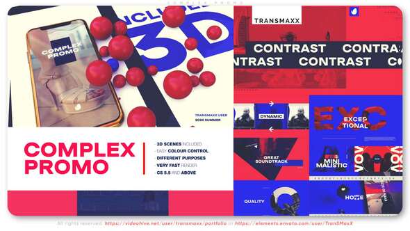 Videohive Complex Promo Openers template preview