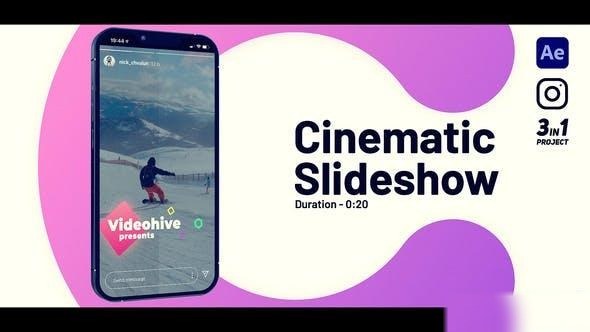 Videohive Modern Slideshow Vertical Openers template preview