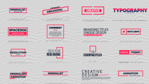 Videohive Essential Titles Pack Titles template preview