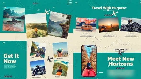 Videohive Travel Services Intro Openers template preview