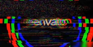 Videohive Circle Glitch Logo Logo Stings template preview