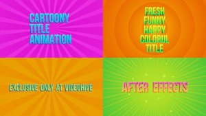 Candy Titles Video Displays template preview