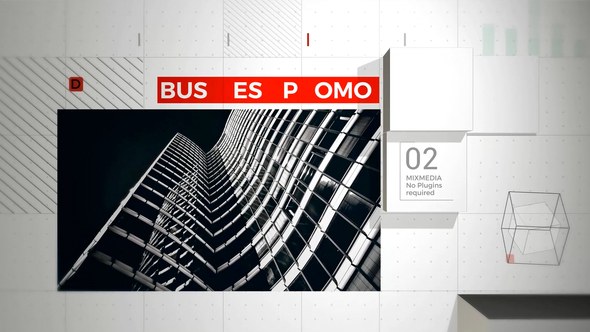 Videohive Grid Stock Slideshow Video Displays template preview