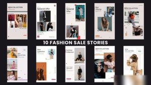 Videohive Fashion Sale Stories Openers template preview