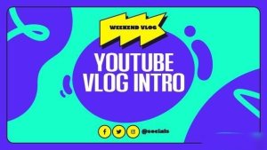 Videohive Podcast Youtube Vlog Intro Openers template preview