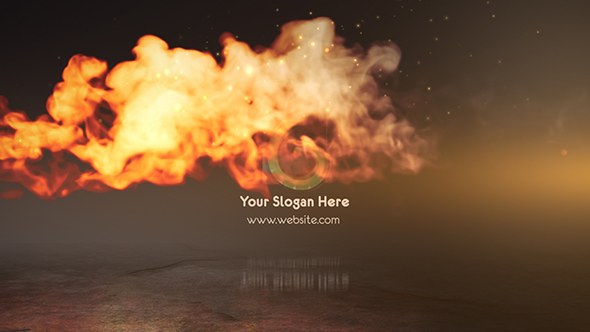 Videohive Speed Fire Logo Reveal Logo Stings template preview