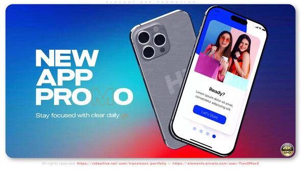 Videohive Elegant App Promotion Product Promo template preview