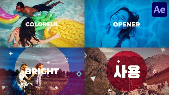 Videohive Colorful Opener for After Effects Openers template preview