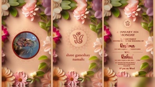 Videohive Indian Wedding Invitation 51228658
