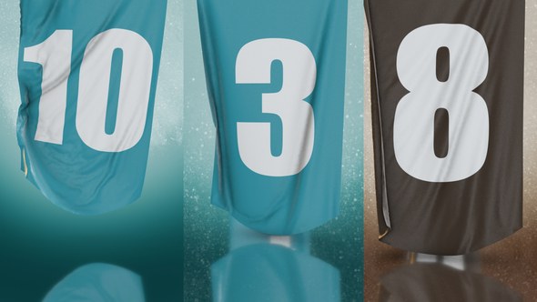 Videohive Unfolding Countdown Elements template preview