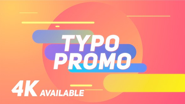 Videohive Short Typo Promo Openers template preview