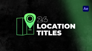 Videohive 24 Location Titles Titles template preview