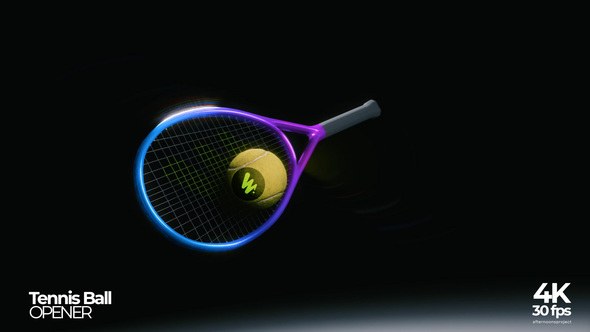 Videohive Tennis Logo Opener 54184878 Openers template preview