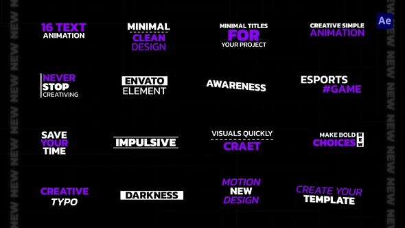 Videohive Fast Text Animation - AE 53982659 Titles template preview