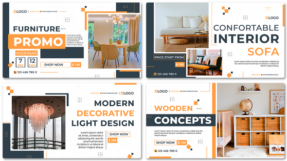 Videohive Furniture Sale Promo 48691376 Product Promo template preview