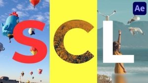 Videohive Slideshow Character Letters for After Effects Openers template preview