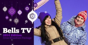 Christmas Bells TV Broadcast Package Video Displays template preview