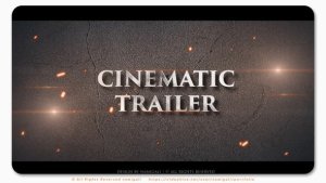 Videohive Cinematic Trailer 43722302 Titles template preview