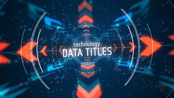 Videohive Technology Data Titles Titles template preview