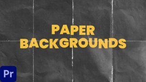 Paper Backgrounds Mogrt Premiere Pro template preview