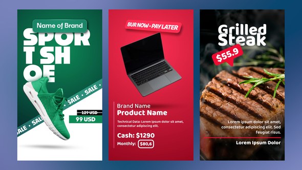 Videohive Vertical Product Promo Animations 59684790 Product Promo template preview