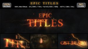 Videohive Epic Titles 17465869 Titles template preview