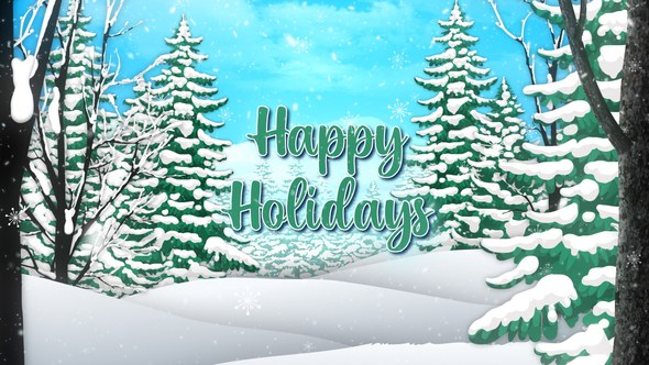 Videohive Winter Holidays Opener 42087864 Titles template preview