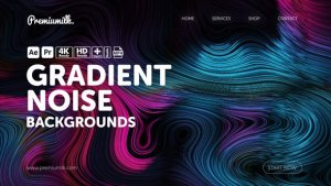 Videohive Gradient Noise Backgrounds Elements template preview