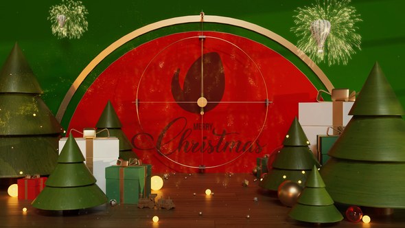 Videohive Christmas Room Broadcast-packages template preview