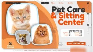 Videohive Pet Care and Sitting Center Openers template preview