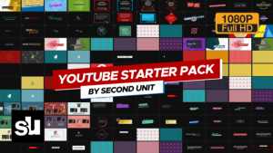 Youtube Starter Pack 4K Video Displays template preview