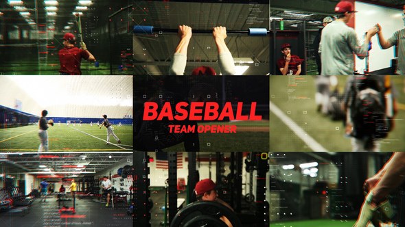 Videohive Baseball Team Opener Openers template preview
