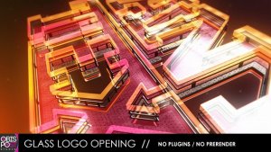 Videohive Glass Logo Opening Logo Stings template preview