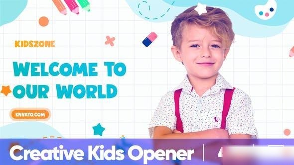 Videohive Creative Kids Opener Openers template preview