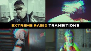 Videohive Extreme Rabid Transitions | After Effects Elements template preview