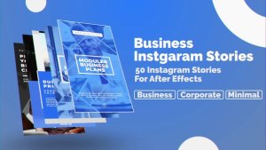 Videohive Business Instagram Stories Openers template preview
