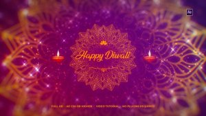Videohive Diwali Wishes Logo Logo Stings template preview