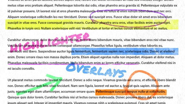 Videohive Media Highlighter Overlays Elements template preview