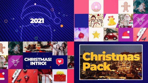Videohive Merry Christmas Intro 29620343 Broadcast-packages template preview